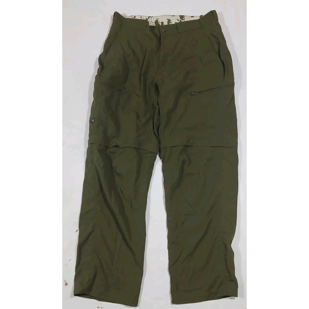 Helly Hansen Convertible Zip Off Cargo Pants Size 32 Outdoors Hike Active Nylon